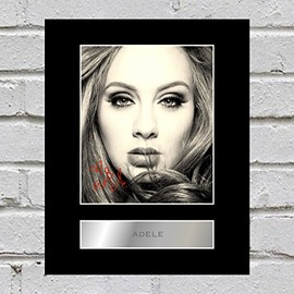 Adele Signed Mounted Photo Display #2
