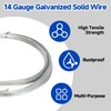 jxgzyy 100 Roll Bailing Wire 14 Gauge 14 ft Galvanized