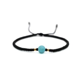 Turquoise - Turquoise Bracelet - Healing Crystal Bracelet for Women - Balance Bracelet - Anxiety Relief Bracelet - Gemstone - Handmade Bracelet - Empower Women - Clear Mind - Ease Tension