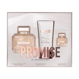 Jennifer Lopez Promise Gift Set 100ml (3.4 Fl Oz) Eau de Parfum, 75ml (2.5 Fl Oz) Body Lotion & 10ml (0.34 Fl Oz) Miniature