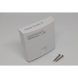 NTE5C OpenReach Telephone Master Socket + M3.5 Machine screws included.