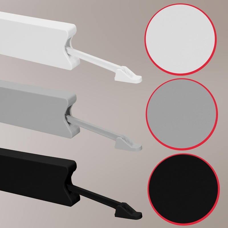 KOTARBAU Flap Fitting Bar Compartment Black 259 mm Construction Plastic