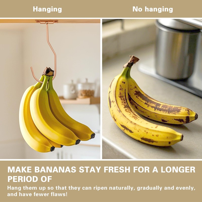 Ticway Banana Hanger Hook – Space Saving Banana Holder Hanger