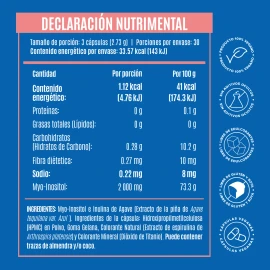 Birdman Myo-Inositol 2000 mg | Sin Aditivos | 30 Porciones | 90 Cápsulas