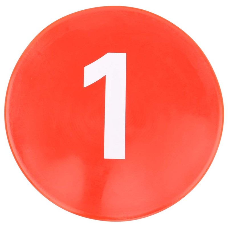 VGEBY 1 x Football Training Markers 10pcs Speed Training Flat