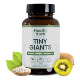 Multivitamínico Natural para Niños Sin Azúcares | Ñame, Eucommia, Raíz de Astrágalo | Complejo B, Vitamina D, Zinc, Calcio | Health Hack Tiny Giants