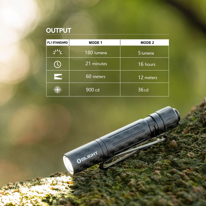 OLIGHT I3T EOS EDC Mini Pocket Flashlight Dual Output Keyring