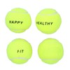 AB Tools 4PK Small Mini Interactive Tennis Ball Dog Play