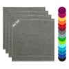 Lashuma Linz Cotton Tea Towels Dark Grey 50 x 50