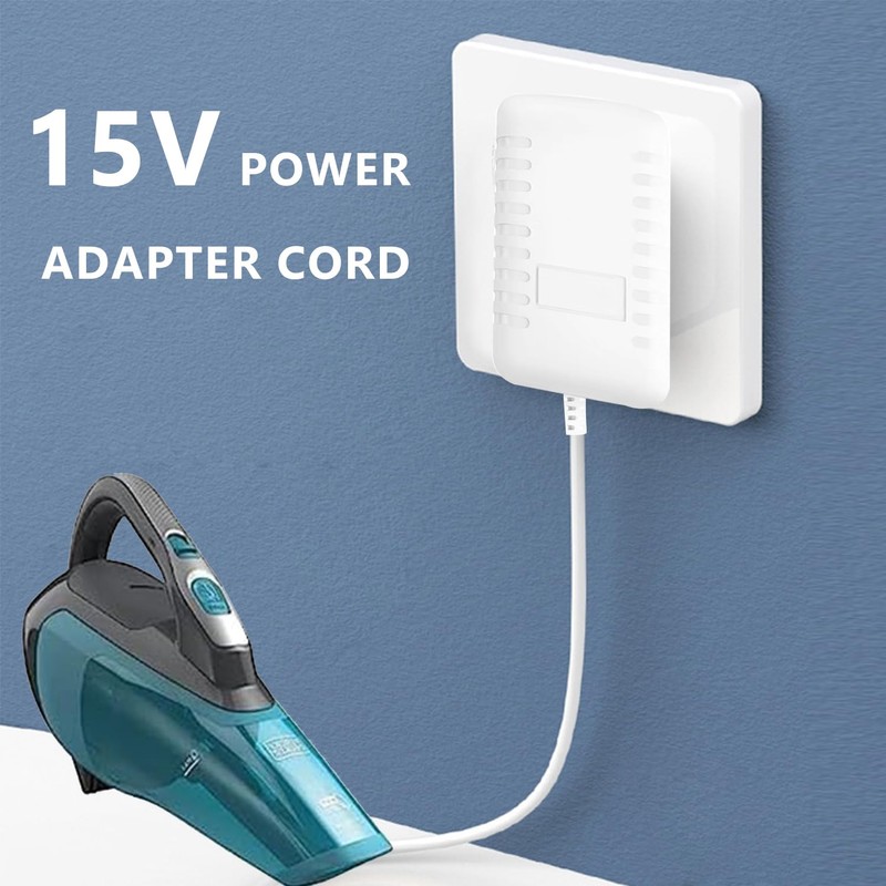 15V Charger for Black and Decker 90627870 Dustbuster Handheld Vacuum