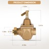 Replacement for S1156F Brass & Tubular Water Pressure Regulator 1156F