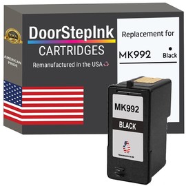 DoorStepInk Remanufactured in The USA Ink Cartridge for Dell Series 9 MK992 Black Use for Dell 926, Dell V305, Dell V305 W