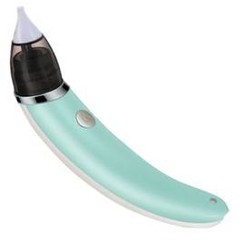 Electric Baby Nasal Aspirator Silicone Green Powerful Infant Booger Suction Removal Device