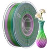 95A TPU 3D Printer Filament, 1.75mm Multicolor Rainbow TPU Filament,Color