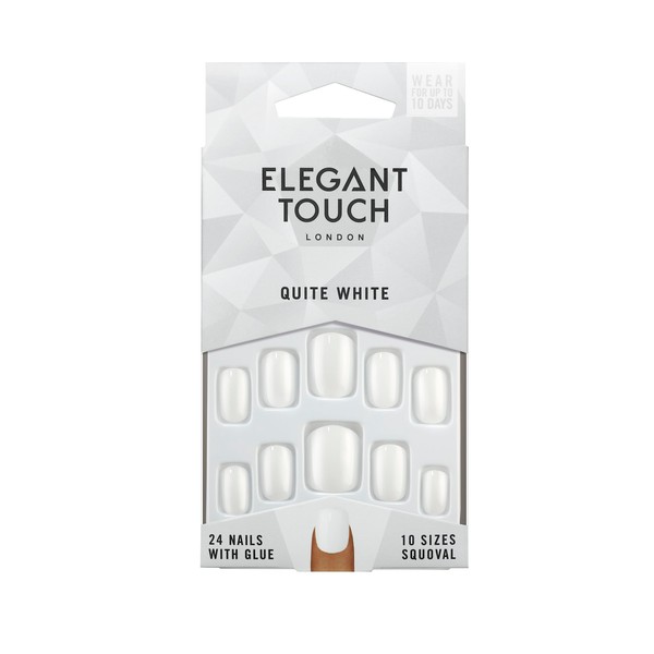 Elegant Touch Core Colour Nails Quite White