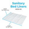 KoalaKare Sanitary Bed Liners for Baby Changing Stations – 3-Ply
