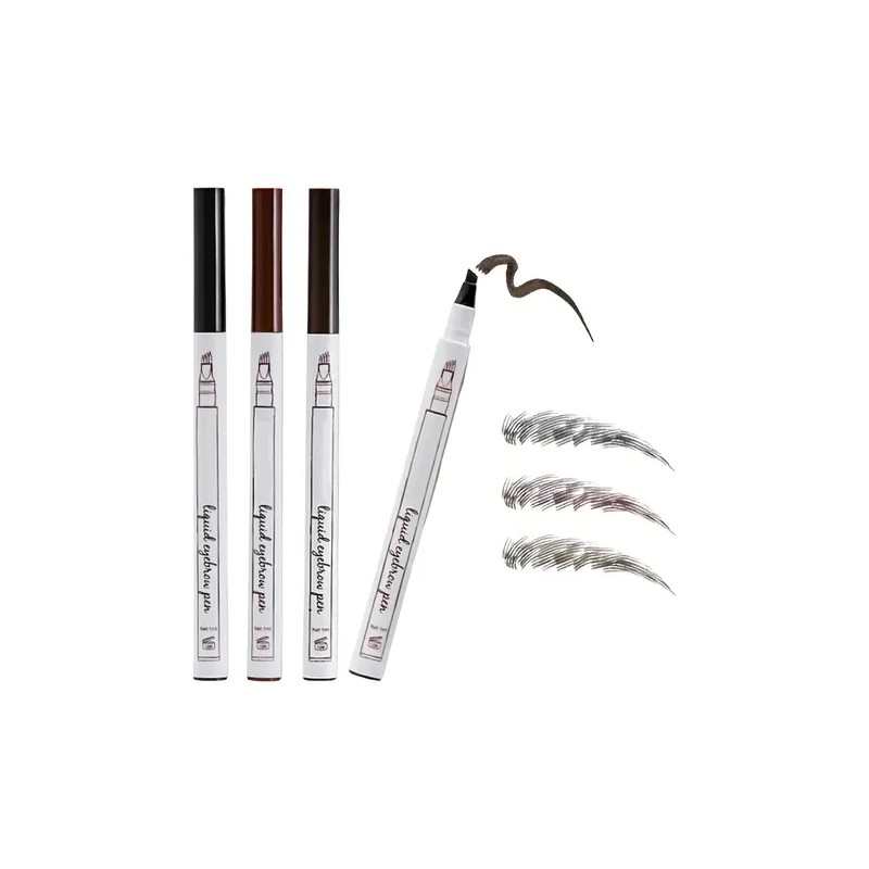 Lápiz Microblading Cejas Marrón P. Agua Universo en Linea Plumon