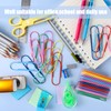 Photway 100 mm Colourful Paper Clips, Large, Pack of 30,