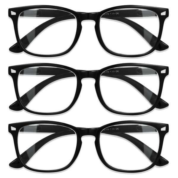 CCVOO Reading Glasses for Women/Men, Eyeglasses, Blue Light Readers for