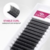 FADVAN 8D W-Shaped Volume Eyelashes, 0.07D Curl, 8-14 mm Mixed