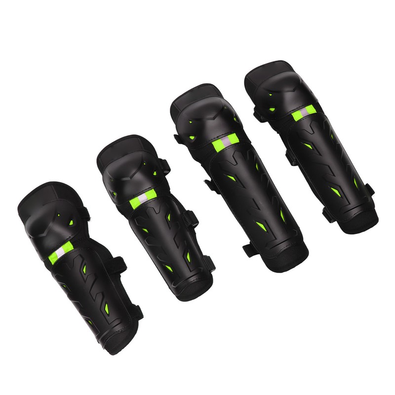 4PCS Knee Pads Elbow Pads Night Luminous Knee Protective Gear