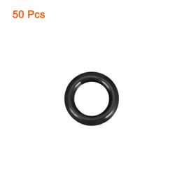 sourcing map Pack of 50 Rubber O Rings 11 mm AD 8 mm ID 1.5 mm Width Metric Seal Sealing Ring Seals