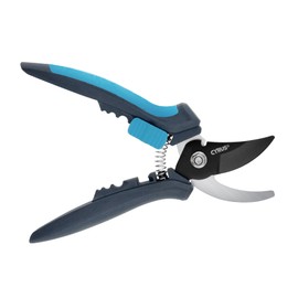 CYRUS Pruning Shears for Gardening 8" Pruners Trimming Scissors Non Stick Coating Blade Carbon Steel with Anti Slip Handle Scissors Widely Used for Gardening, Hydroponics, Grow Tents-CYRUS