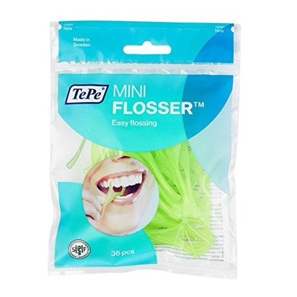 TePe Mini Flosser Diş İpleri, Çatallı