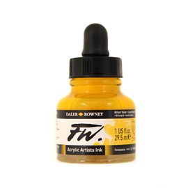 Daler-Rowney FW Artists' Ink Brilliant Yellow 1 oz.
