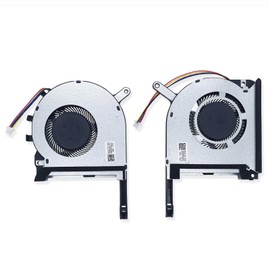 Fleshy Leaf Replacement CPU+GPU Cooling Fan for ASUS TUF Gaming (2020) FX505D FX505DV FX505DY FX505DU FX505GT FX505GD FX506Li FX506IH FX705 FX705GM FX705GD FX705GE FX95DU FMC9 FMLB
