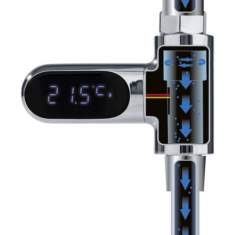 MAXXMEE Thermometer for water taps, simply check the temperature accurately.
