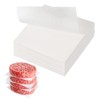 sourcing map 500 Pcs Unbleached Parchment Paper Baking Sheets Squares,