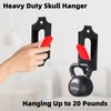 NouraVita 12 Pack European Skull Mount Hanger with Silicone Protector