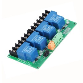 DIANN 30A 4 Channel Relay Module 5V Relay Module Expansion Board High Low Level Trigger with with Optocoupler Isolation for PLC Automation Equipment Control Industrial Control