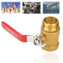 Level Handle Brass Pipe Ball Valve 1 brass ball valve Brass Ball Valve Male and Female Thread 1" BSP DN25,Dual Direction Water Valve Shut Off Ball Valve Ball Valves