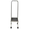 Vestil FT-SS-1HR Stainless Steel Foot Stool with Handle, Silver