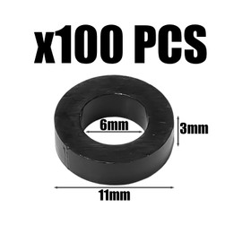 100 Pieces of Plastic Isolation Column, Support Spacer, Round Insulation Gasket, Multi-Function Screw Accessories.