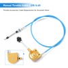 Creative.c Manual Throttle Cable 2m Throttle Accelerator Cable Replacement for