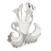 Swan Shape Dinnerware Set Light Luxury Exquisite Elegant Swan Shape