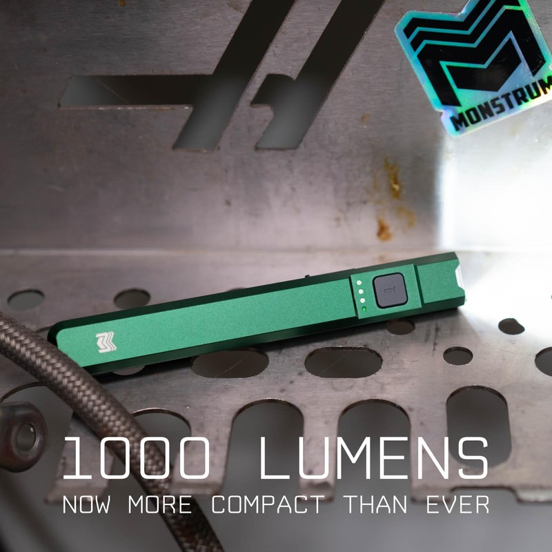 Monstrum Tracer Pen 1000 Lumens Slim Pocket Flashlight | Gunmetal