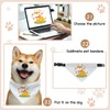 4 Stück Hunde Bandana, Bandana Hund, Dreieckstuch Hund, Hunde Halstücher,