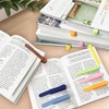 Automatic Bookmark,HJQAYNC 6Pcs Silicon Book Marks for Reading,Smart Clip Book