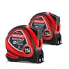 WISEUP Industrial Magnetic Tape Measure with Fractions 1/8 and Metric,Easy