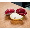 Abbott Collection Small Pomegranate Shaped Bowl - Ceramic (4.5" L)