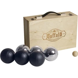 Boules Set Powder Coated in Wooden Box