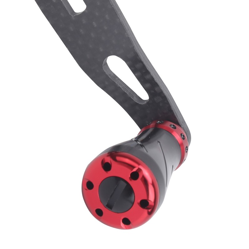 85MM Fishing Reel Handle Grip Carbon Metal Baitcasting Reel Left