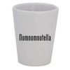 Knick Knack Gifts Nomnomnutella - 1.5oz Ceramic White Shot Glass