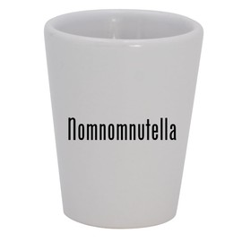 Knick Knack Gifts Nomnomnutella - 1.5oz Ceramic White Shot Glass