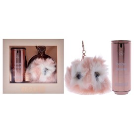 Missguided Babe Power - Floral Fruity Fragrance For Women - Top Note Of Rhubarb - Middle Notes Of Jasmine And Peony - Base Note Of Musk - 2.7Oz Edp Spray And Pom Pom Keyring - 2 Pc Gift Set