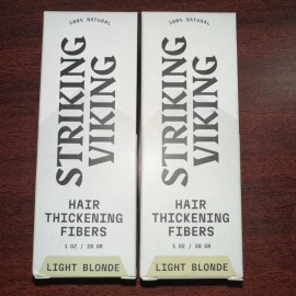 Striking Viking 2-Striking Viking Hair Fibers For Thinning Hair - Building Fibers (light Blonde)